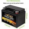 imageWeize YTZ7SBS Sealed Maintenance Free AGM Battery Replacement YTZ7S Compatible with Honda TRX450ER TRX450R ATV Motorcycle BattieresYTX4L