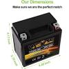 imageWeize YTZ7SBS Sealed Maintenance Free AGM Battery Replacement YTZ7S Compatible with Honda TRX450ER TRX450R ATV Motorcycle BattieresYTX5L