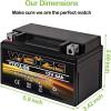 imageWeize YTZ7SBS Sealed Maintenance Free AGM Battery Replacement YTZ7S Compatible with Honda TRX450ER TRX450R ATV Motorcycle BattieresYTX7A
