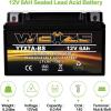 imageWeize YTZ7SBS Sealed Maintenance Free AGM Battery Replacement YTZ7S Compatible with Honda TRX450ER TRX450R ATV Motorcycle BattieresYTX7A