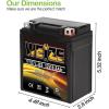 imageWeize YTZ7SBS Sealed Maintenance Free AGM Battery Replacement YTZ7S Compatible with Honda TRX450ER TRX450R ATV Motorcycle BattieresYTX7L