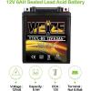 imageWeize YTZ7SBS Sealed Maintenance Free AGM Battery Replacement YTZ7S Compatible with Honda TRX450ER TRX450R ATV Motorcycle BattieresYTX7L