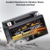 imageWeize YTZ7SBS Sealed Maintenance Free AGM Battery Replacement YTZ7S Compatible with Honda TRX450ER TRX450R ATV Motorcycle BattieresYTZ10S