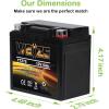 imageWeize YTZ7SBS Sealed Maintenance Free AGM Battery Replacement YTZ7S Compatible with Honda TRX450ER TRX450R ATV Motorcycle BattieresYTZ7S
