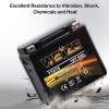 imageWeize YTZ7SBS Sealed Maintenance Free AGM Battery Replacement YTZ7S Compatible with Honda TRX450ER TRX450R ATV Motorcycle BattieresYTZ7S