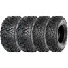 imageWEIZE All Terrain ATV Tires Front 25x812 6PR 2058012 25quot 25x8x12 UTV Tire Set of 225x81225x1012P332