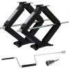 imageWEIZE Camper RV Trailer Stabilizer Leveling Scissor Jacks with Handle 24quot 9000lbs  Set of 29000 lbs2P