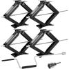 imageWEIZE RV Trailer Camper Stabilizer Leveling Scissor Jacks with Handle 24quot 9000lbs Set of 46500lbs4P