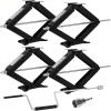 imageWEIZE RV Trailer Camper Stabilizer Leveling Scissor Jacks with Handle 24quot 9000lbs Set of 49000 lbs4P
