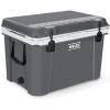 imageWEIZE UltraLight Hard Cooler 55Quart Insulated Ice Chest with Bottle Opener Keeps Cold up to 7 Days for Camping Fishing Beach 30 Lighter Than Standard Coolers