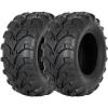imageWeize ATV Tires Allterrain 25x812 Front ampamp 25x1012 Rear 6 PR UTV Tires Max Load 480LBS Set of 4251012P315