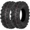 imageWeize ATV Tires Allterrain 25x812 Front ampamp 25x1012 Rear 6 PR UTV Tires Max Load 480LBS Set of 425812P315