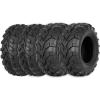 imageWeize ATV Tires Allterrain 25x812 Front ampamp 25x1012 Rear 6 PR UTV Tires Max Load 480LBS Set of 425x81225x1012P315