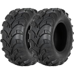 imageWeize ATV Tires Allterrain 25x812 Front ampamp 25x1012 Rear 6 PR UTV Tires Max Load 480LBS Set of 4251012P315