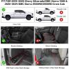imageWeize Floor Mats Cargo Liner for Chevrolet Silverado 1500GMC Sierra 1500 20192024 2025 Chevy SilveradoGMC Sierra 2500HD3500HD Crew Cab 20202024 2025 Rear Row with Carpeted Underseat Storage
