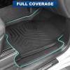 imageWeize Floor Mats Cargo Liner for Chevrolet Silverado 1500GMC Sierra 1500 20192024 2025 Chevy SilveradoGMC Sierra 2500HD3500HD Crew Cab 20202024 2025 Rear Row with Carpeted Underseat Storage