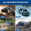imageWeize Floor Mats Cargo Liner for Ford F150 SuperCrew Cab 20152024 202520222025 F150 Lightning Front ampamp 2nd Row All Weather TPE Truck Liners Not Fit Rear Seat with UnderSeat Fold Flat Storage