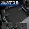imageWeize Floor Mats Cargo Liner for Ford F150 SuperCrew Cab 20152024 202520222025 F150 Lightning Front ampamp 2nd Row All Weather TPE Truck Liners Not Fit Rear Seat with UnderSeat Fold Flat Storage