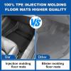 imageWeize Floor Mats Fit for Tesla Model 3 Highland 2025 2024 TPE All Weather Cargo Liner Floor Mats and Cargo Trunk Mats Accessories Front Rear Cargo Mat Full Set