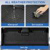 imageWeize Floor Mats ampamp Cargo Liners Fits Tesla Model Y 5Seat 2021 2022 2023 2024 All Weather TPE Floor Mats and Cargo Trunk Mats Accessories Set of 6 Mats Not Fit 7Seat