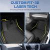 imageWeize Floor Mats ampamp Cargo Liners Fits Tesla Model Y 5Seat 2021 2022 2023 2024 All Weather TPE Floor Mats and Cargo Trunk Mats Accessories Set of 6 Mats Not Fit 7Seat