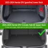 imageWeize Floor Mats and Cargo Liners for Honda CRV 2023 2024 2025 2026 Include CRV Hybrid Models All Weather Car Trunk Mat Upper Position 1st ampamp 2nd Row ampamp Trunk Liner Full Set