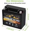 imageWeize YTX30LBS Battery Replacement Yuasa YIX30L Motorcycle Battery  Factory Sealed  Maintenance Free  High Performance ETX30L BS For Harley Davidson Polaris SportsmanYTX20HL