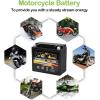 imageWeize YTX30LBS Battery Replacement Yuasa YIX30L Motorcycle Battery  Factory Sealed  Maintenance Free  High Performance ETX30L BS For Harley Davidson Polaris SportsmanYTX20L