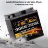 imageWeize YTX30LBS Battery Replacement Yuasa YIX30L Motorcycle Battery  Factory Sealed  Maintenance Free  High Performance ETX30L BS For Harley Davidson Polaris SportsmanYTX30L