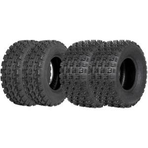 imageWeize Set of 4 Sport ATV UTV Tires 21x710 Front ampamp 20x109 Rear 4PR Rear Tire Replacement21x71020x109P314