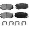 imageWEIZE Front Disc Brake Pads and Rotors Kit for Truck ampamp Tow with CarbonFiber Ceramic Brake Pads Fit for Chevy Silverado Suburban 1500 GMC Yukon Sierra Cadillac Escalade ESV EXT XTSChevy Equinox 1017 FrontRear