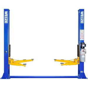 imageWEIZE 11000lbs Two Post Car Lift Auto Lifts with 220V 3HP Motor Double Safety Lock Release 2Post Car Lift Hoist Equipment for Home Garage and Shop Automotive Truck Clear Floor HoistWZ811000lbs