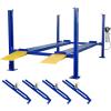 imageWeize 8500 lbs 4 Post Car Lift with Casters Kits Four Post Parking Lift 4Post Portable Storage Service Home Parking Lift8500lbs