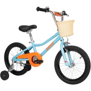 imageWEIZE Kids Bike 16 20 Inch Children Bicycle for Boys ampamp Girls Ages 412 Years Old Rider Height 4162 Inch Adjustable Seat ampamp Handlebars Coaster Brake Multiple Color OptionsBlue