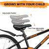 imageWEIZE Kids Bikes16 20 Inch Boys Bike for KidsBMX Style Bicycle for Boys Girls Ages 412 Years OldKids Bicycle with Adjustable SeatTraining WheelsFront and Rear FenderMultiple Color OptionsBlack