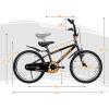 imageWEIZE Kids Bikes16 20 Inch Boys Bike for KidsBMX Style Bicycle for Boys Girls Ages 412 Years OldKids Bicycle with Adjustable SeatTraining WheelsFront and Rear FenderMultiple Color OptionsBlack