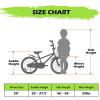 imageWEIZE Kids Bikes16 20 Inch Boys Bike for KidsBMX Style Bicycle for Boys Girls Ages 412 Years OldKids Bicycle with Adjustable SeatTraining WheelsFront and Rear FenderMultiple Color OptionsBlue