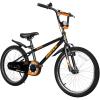 imageWEIZE Kids Bikes16 20 Inch Boys Bike for KidsBMX Style Bicycle for Boys Girls Ages 412 Years OldKids Bicycle with Adjustable SeatTraining WheelsFront and Rear FenderMultiple Color OptionsBlack