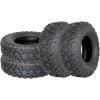 imageWEIZE 24x812 Front ampamp 24x1011Rear ATV UTV AllTerrain Tires 6 PR Set of 4 HighPerformance OffRoad Tires for Outdoor Use