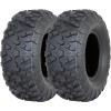 imageWEIZE 24x1011 ATV Tires 24x10x11 Rear All Terrain Tire 6PR Mud Gravel Sand Rocky and UTV Tires Set of 2