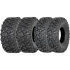 imageWEIZE 27x912 Front ampamp 27x1112 Rear ATV UTV AllTerrain Tires 6 PR Set of 4 HighPerformance OffRoad Tires for Outdoor Use