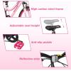 imageWEIZE 20 24 Inch Kids Mountain BikeKids Bike for Girls Age 614 Year Old6 Speed Kid Bicycle with Front Suspension ForkAdjustable Seat HeightHighCarbon Steel FrameIdeal for Girl AdventurersPeach Pink