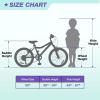 imageWEIZE 20 24 Inch Kids Mountain BikeKids Bike for Girls Age 614 Year Old6 Speed Kid Bicycle with Front Suspension ForkAdjustable Seat HeightHighCarbon Steel FrameIdeal for Girl AdventurersPurple