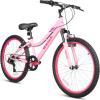 imageWEIZE 20 24 Inch Kids Mountain BikeKids Bike for Girls Age 614 Year Old6 Speed Kid Bicycle with Front Suspension ForkAdjustable Seat HeightHighCarbon Steel FrameIdeal for Girl AdventurersPeach Pink
