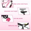 imageWEIZE 20 24 Inch Kids Mountain BikeKids Bike for Girls Age 614 Year Old6 Speed Kid Bicycle with Front Suspension ForkAdjustable Seat HeightHighCarbon Steel FrameIdeal for Girl AdventurersPeach Pink
