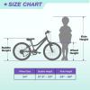 imageWEIZE 20 24 Inch Kids Mountain BikeKids Bike for Girls Age 614 Year Old6 Speed Kid Bicycle with Front Suspension ForkAdjustable Seat HeightHighCarbon Steel FrameIdeal for Girl AdventurersPurple