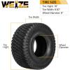 imageWEIZE 18x8508 Lawn Mower Utiility Cart Turf Tires18X85X8 4 PR Tubeless 825lbs Capacity Set of 2