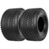imageWEIZE 18x9508 Lawn Mower Tire 18x958 Lawn Tractor Tire 18x95x8 Utility Cart Turf Tires 4 PR Tubeless 1040lbs Capacity Set of 2
