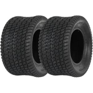 imageWEIZE 24x120012 Lawn Mower Tire 24x12012 Tractor Turf Saver Tire 4 ply Tubeless 1190lbs Capacity Set of 2
