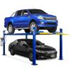 imageWEIZE 8500LBS 4 Post Vehicle Lift with Moving Casters 110V60Hz 15 HP Motor Single Point Release 71 Max Lifting Height Portable 4 Post Auto Car Lift for Home Garage Auto Shop Vehicle Parking
